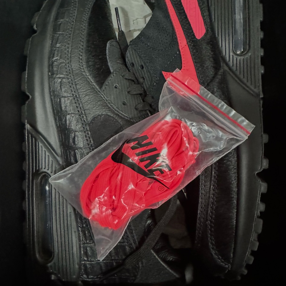 Nike Air Max 90 Men's Shoes Black/Infrared/White/Black